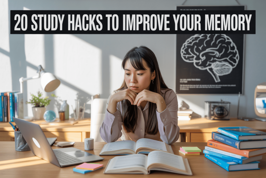 20 Study Hacks to Improve Your Memory