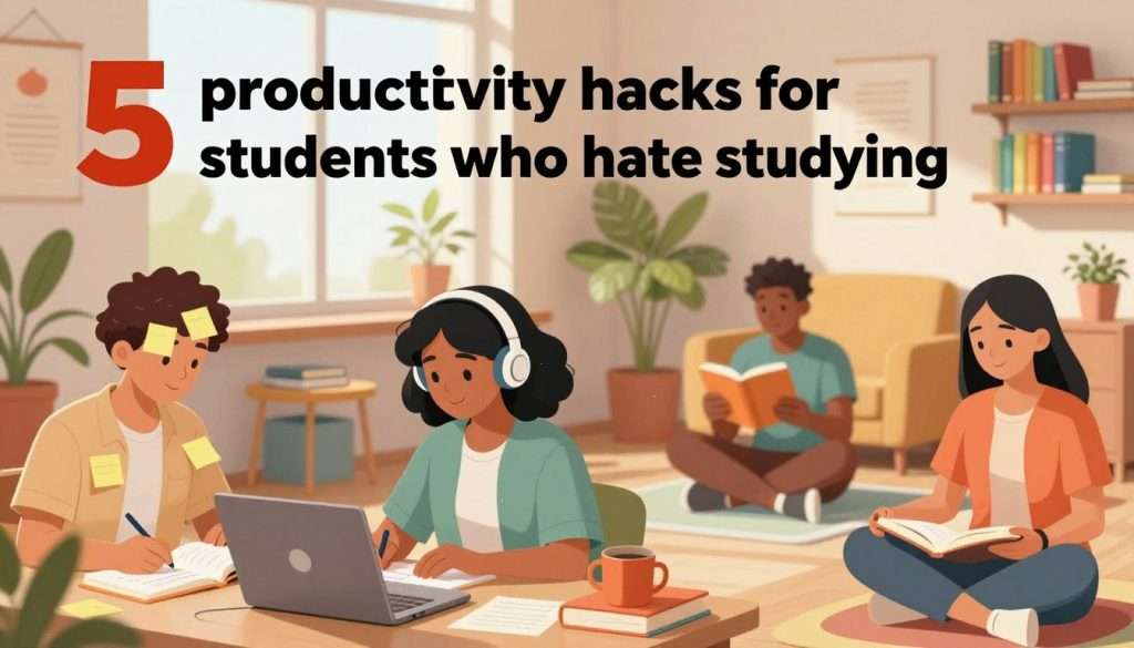 5 Productivity Hacks for Students Who Hate Studying