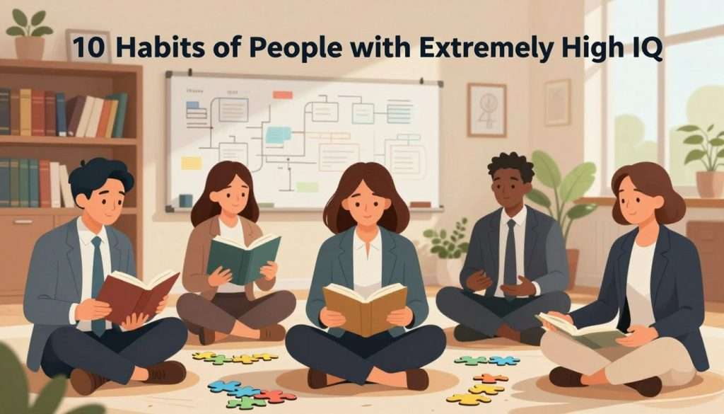 10 habits of people with extremely high IQ
